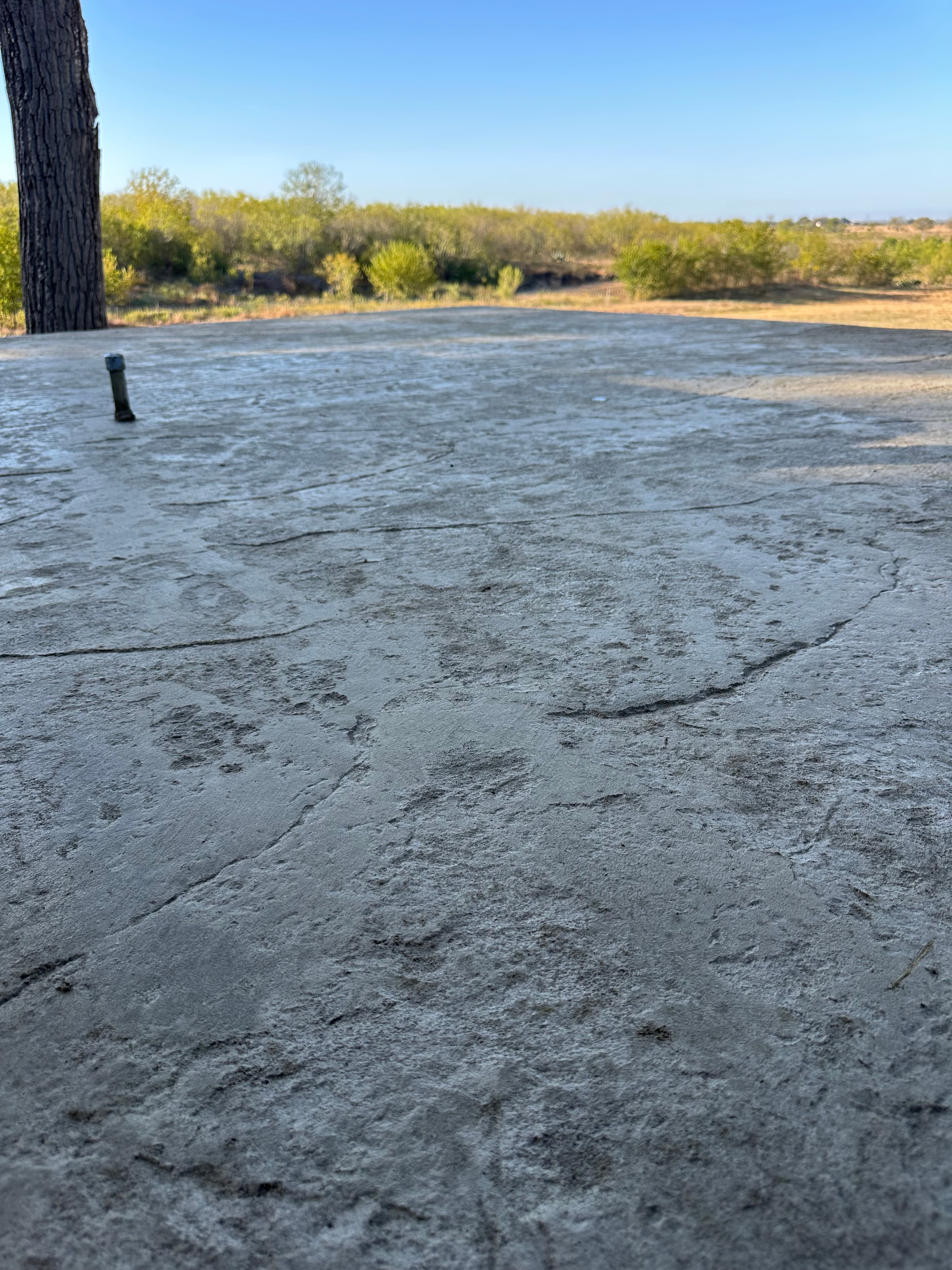 Stamped concrete texture background